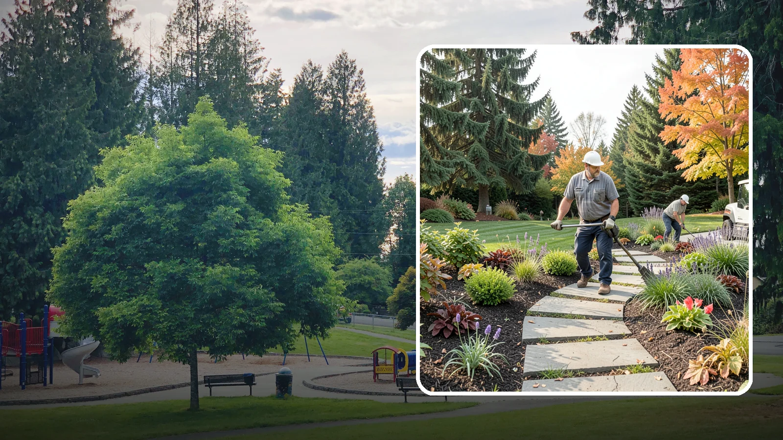 Garden Path Installation in Bonney Lake, Pierce County, WA - Charming garden paths in stone, gravel, or stepping stones that invite you through your landscape.
