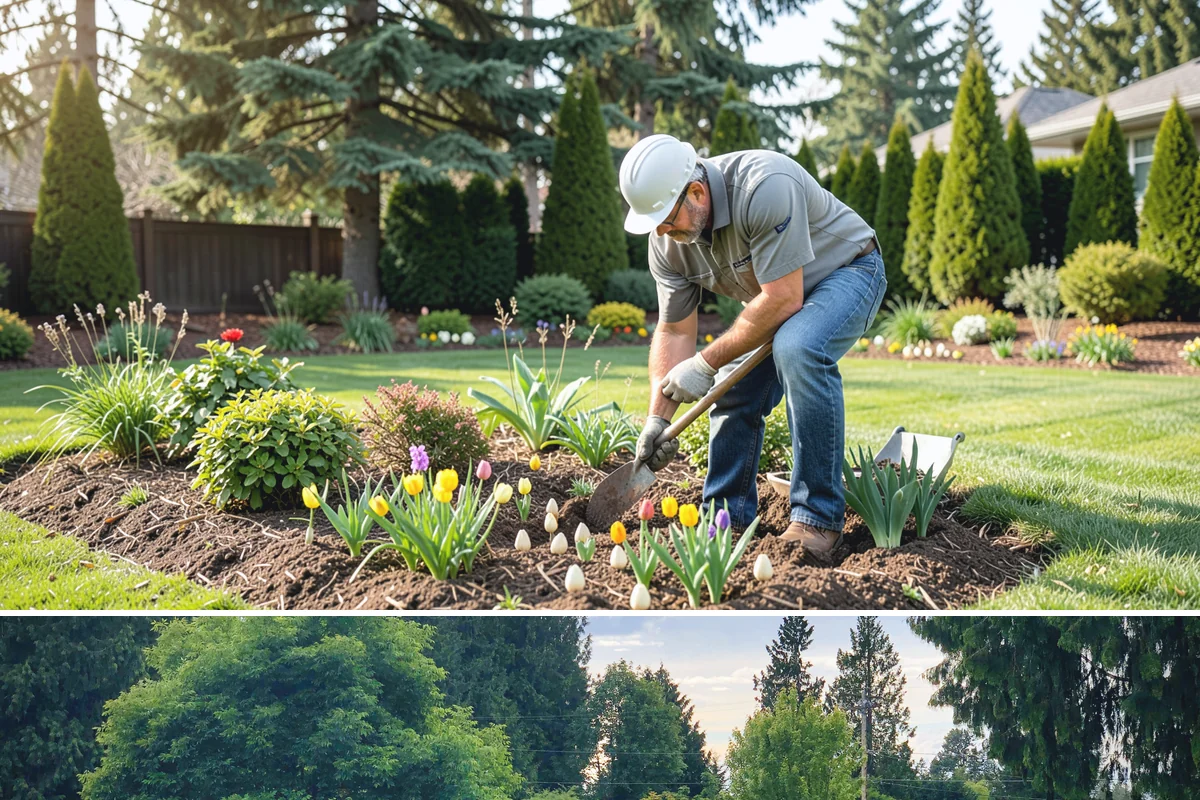 Garden Path Installation in Bonney Lake, Pierce County, WA - Best installed spring through fall.