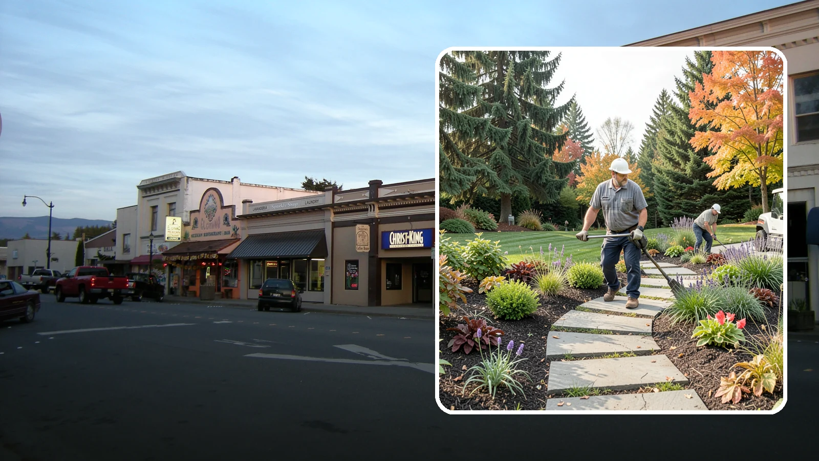 Garden Path Installation in Burlington, Skagit County, WA - Charming garden paths in stone, gravel, or stepping stones that invite you through your landscape.