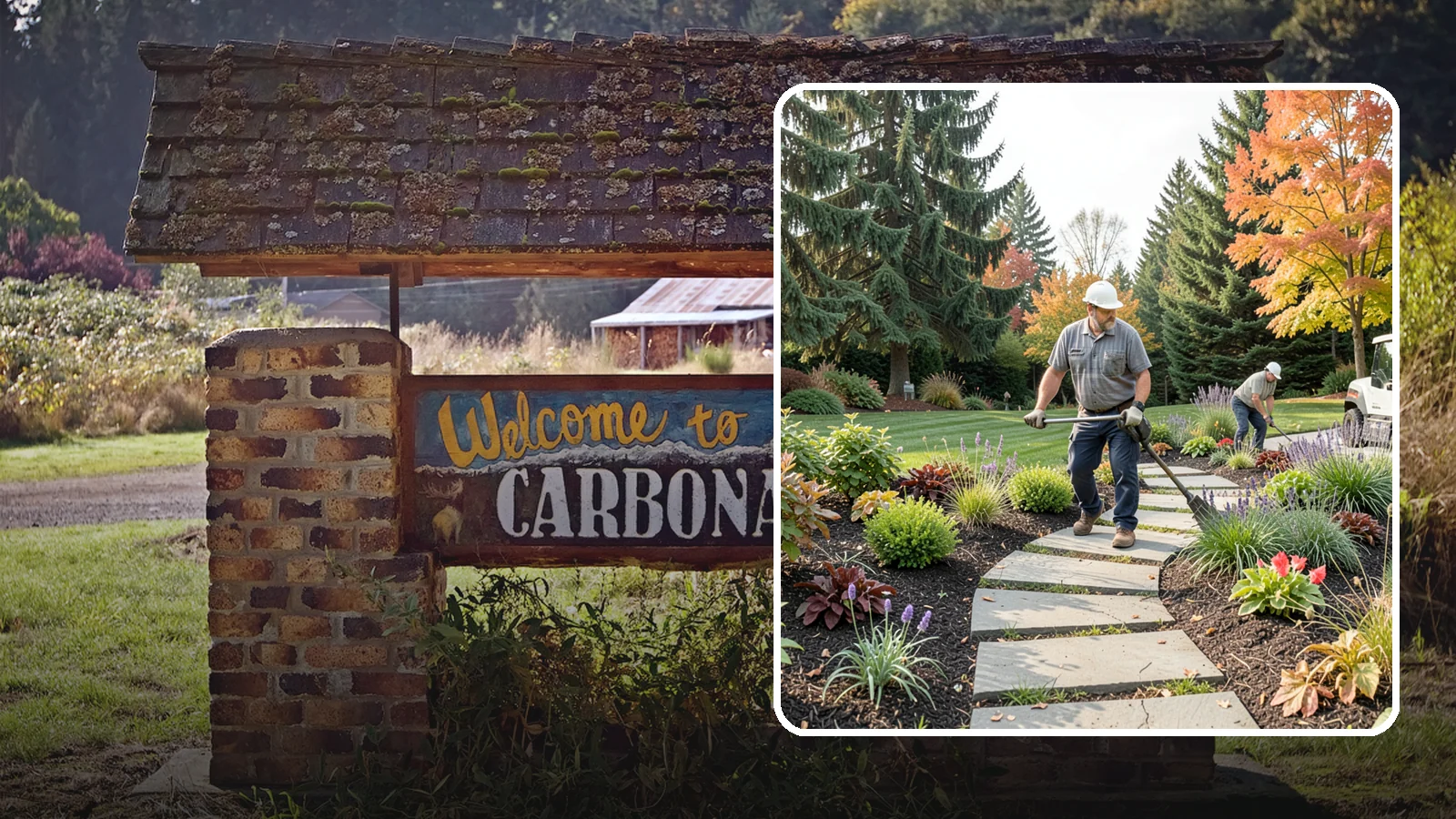 Garden Path Installation in Carbonado, Pierce County, WA - Charming garden paths in stone, gravel, or stepping stones that invite you through your landscape.