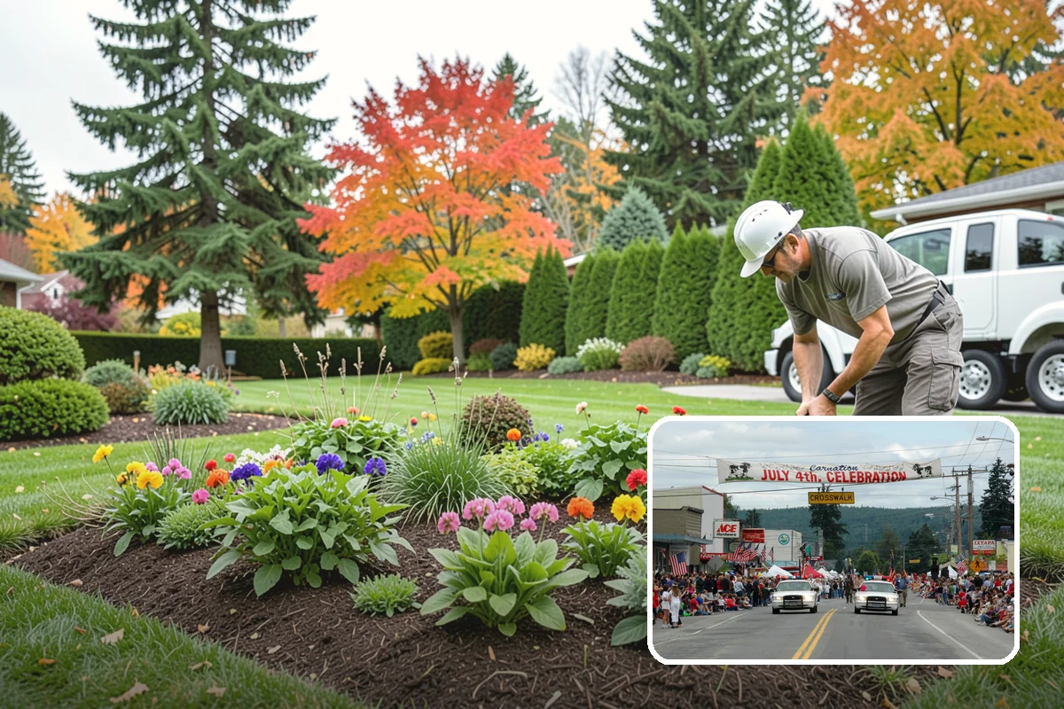 Garden Path Installation in Carnation, King County, WA - Adds charm and invites you to wander