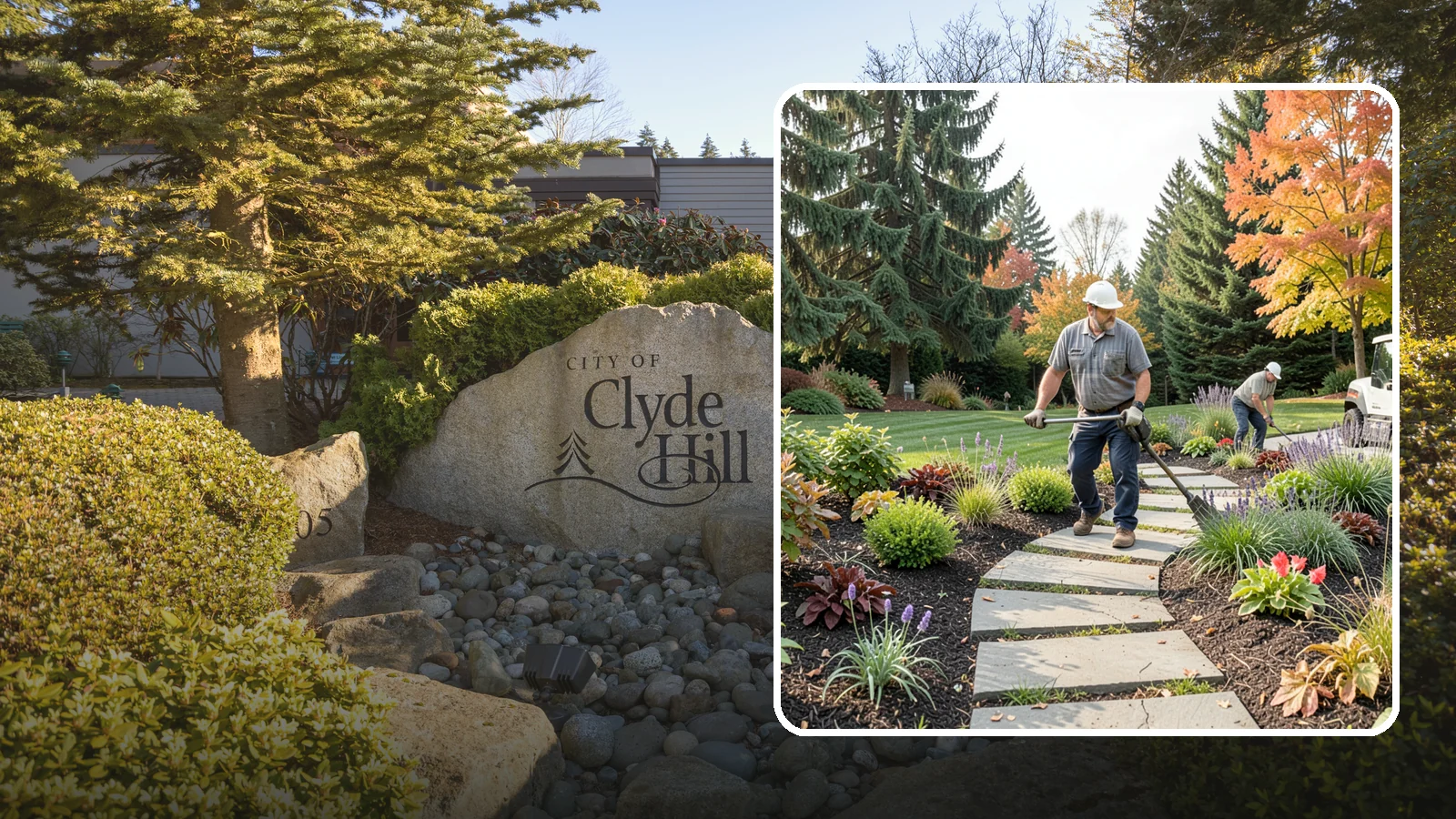 Garden Path Installation in Clyde Hill, King County, WA - Charming garden paths in stone, gravel, or stepping stones that invite you through your landscape.