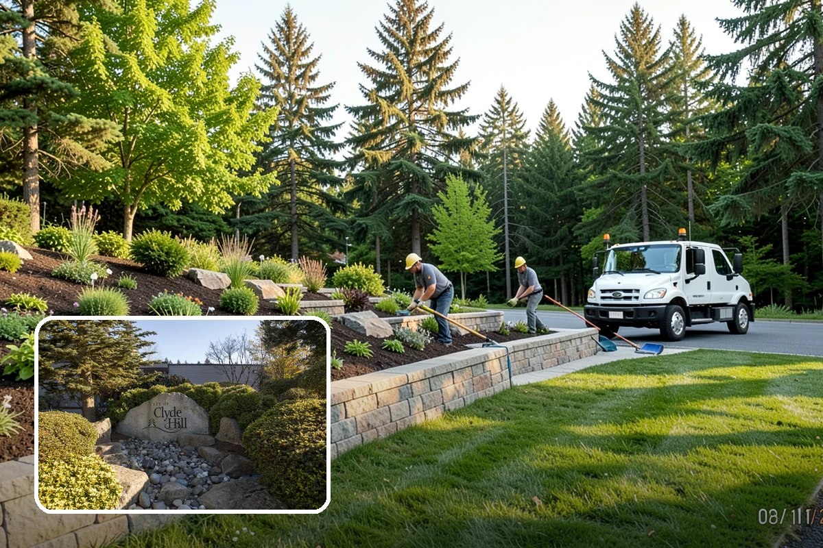 Garden Path Installation in Clyde Hill, King County, WA - Adds charm and invites you to wander