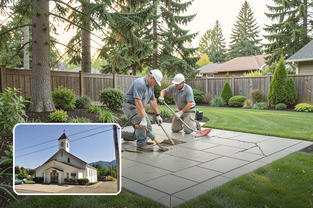 Garden Path Installation in Concrete, Skagit County, WA - Adds charm and invites you to wander