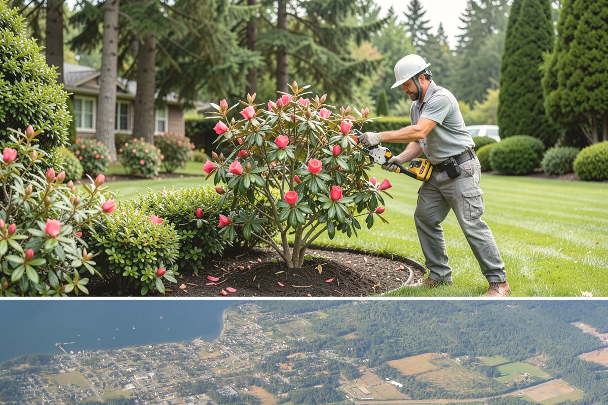 Garden Path Installation in Coupeville, Island County, WA - Best installed spring through fall.