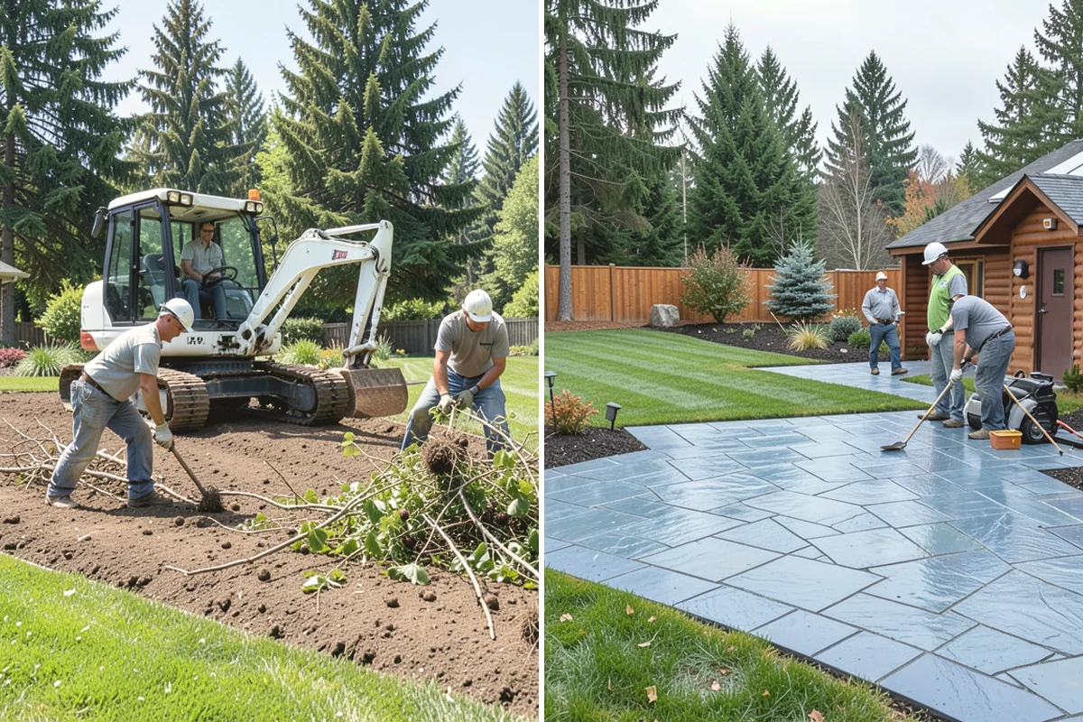 Garden Path Installation in Covington, King County, WA - Plan the route and material