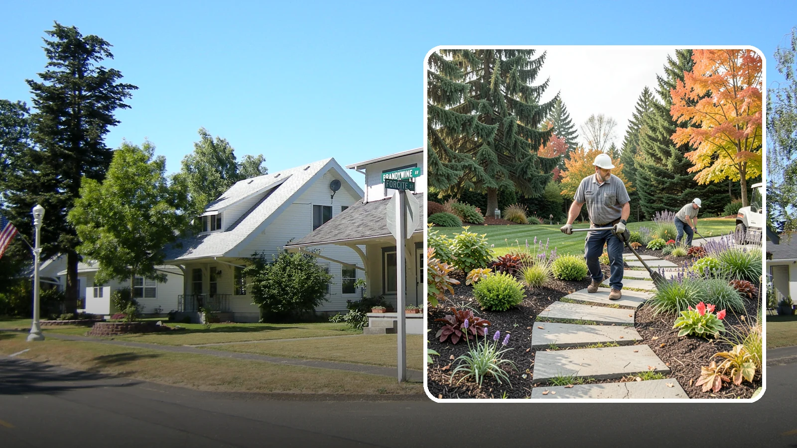 Garden Path Installation in DuPont, Pierce County, WA - Charming garden paths in stone, gravel, or stepping stones that invite you through your landscape.