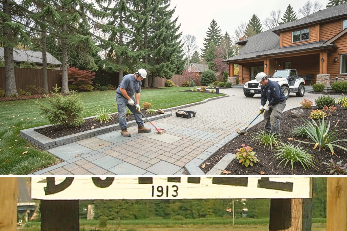 Garden Path Installation in Duvall, King County, WA - Best installed spring through fall.