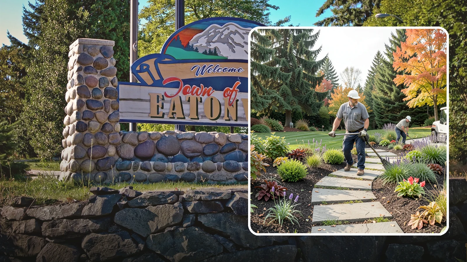 Garden Path Installation in Eatonville, Pierce County, WA - Charming garden paths in stone, gravel, or stepping stones that invite you through your landscape.