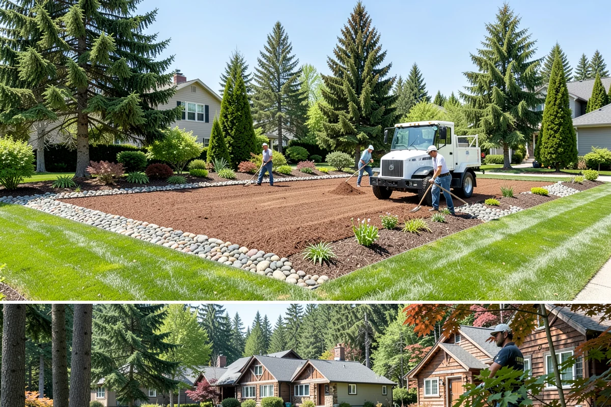 Garden Path Installation in Edgewood, Pierce County, WA - Best installed spring through fall.