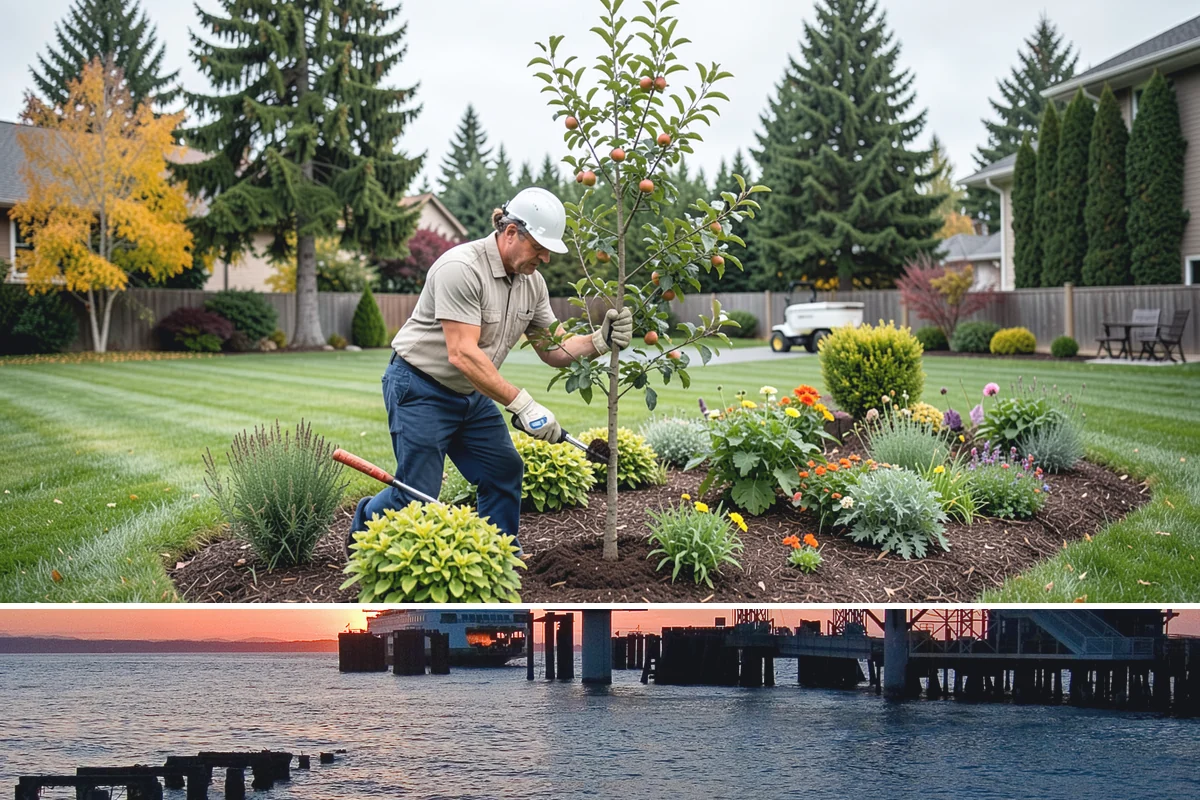 Garden Path Installation in Edmonds, Snohomish County, WA - Best installed spring through fall.
