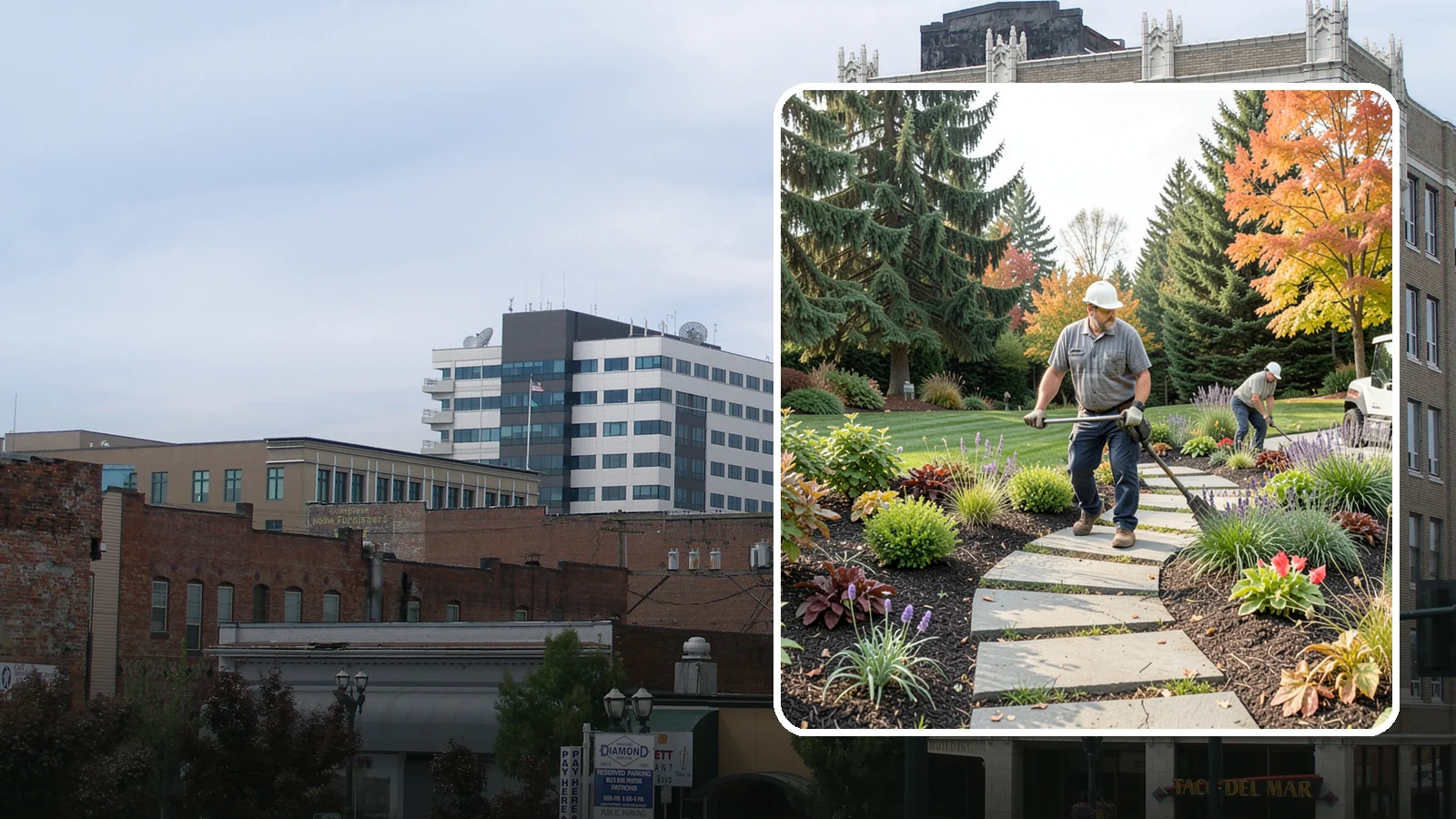 Garden Path Installation in Everett, Snohomish County, WA - Charming garden paths in stone, gravel, or stepping stones that invite you through your landscape.