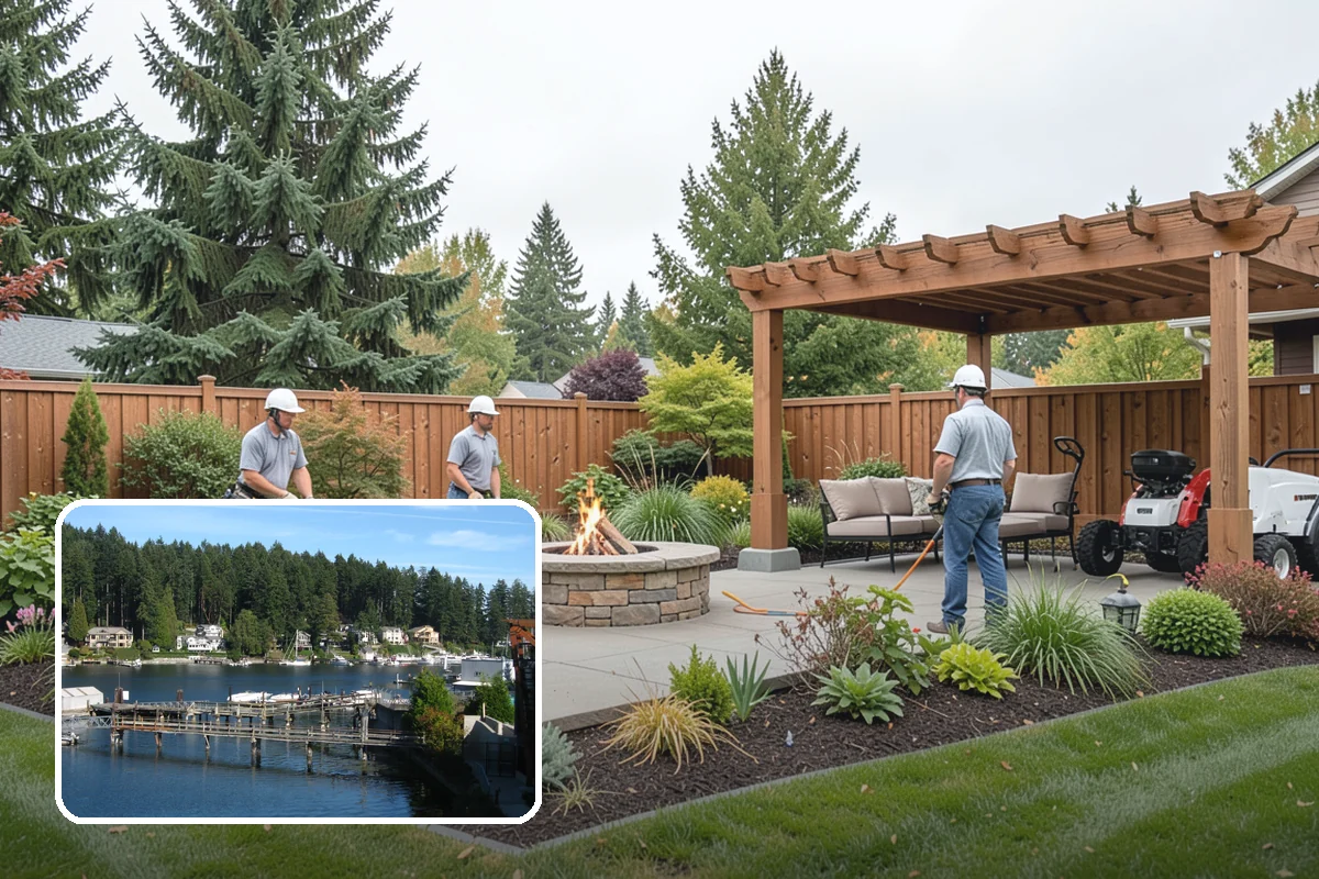 Garden Path Installation in Gig Harbor, Pierce County, WA - Adds charm and invites you to wander