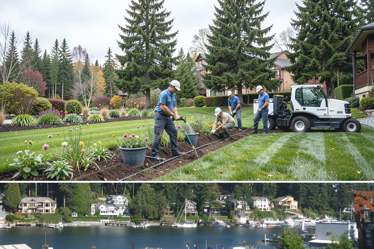 Garden Path Installation in Gig Harbor, Pierce County, WA - Best installed spring through fall.