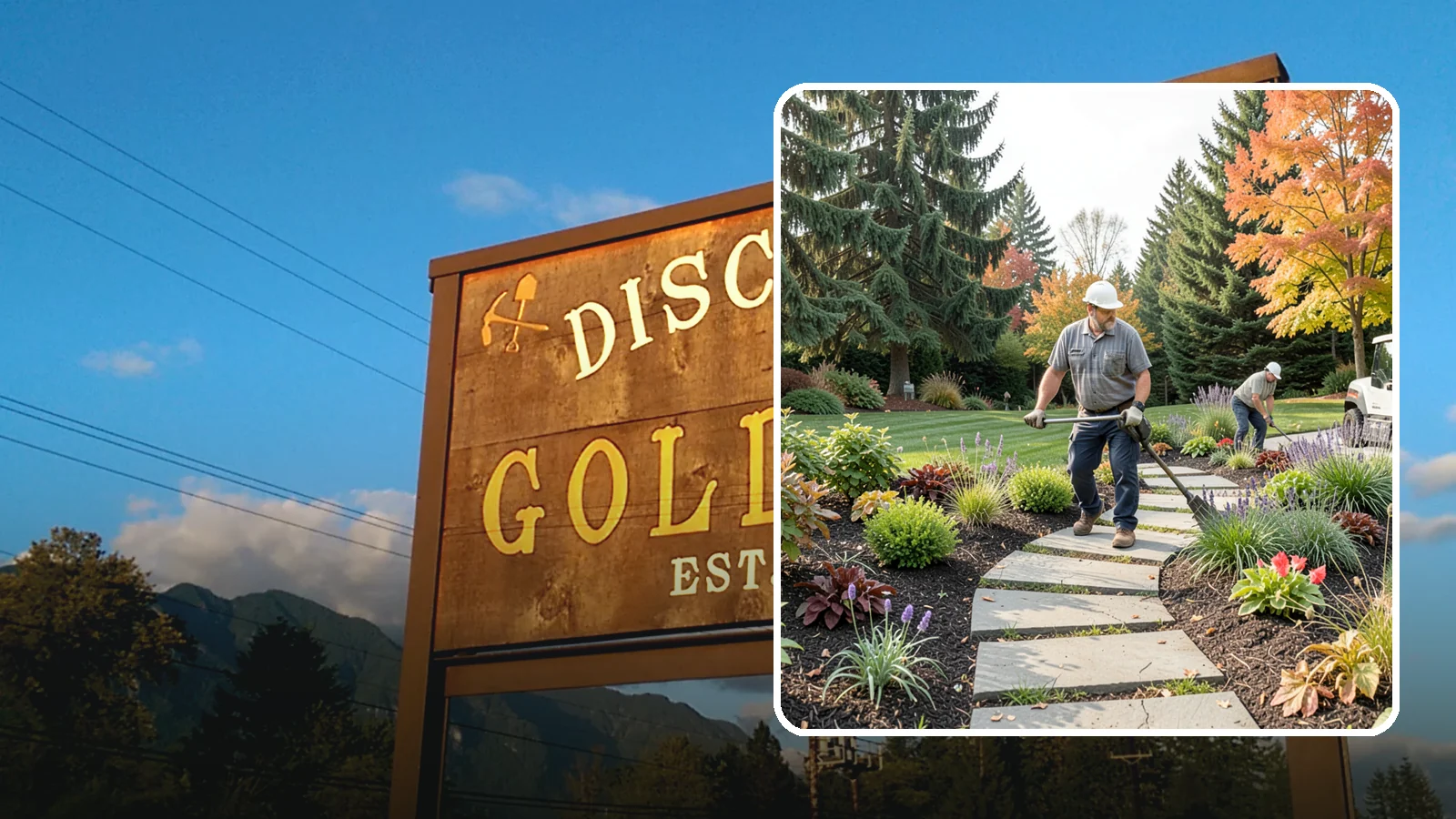 Garden Path Installation in Gold Bar, Snohomish County, WA - Charming garden paths in stone, gravel, or stepping stones that invite you through your landscape.