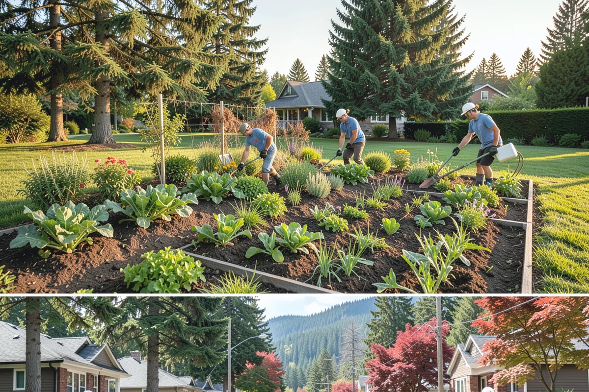 Garden Path Installation in Hunts Point, King County, WA - Best installed spring through fall.
