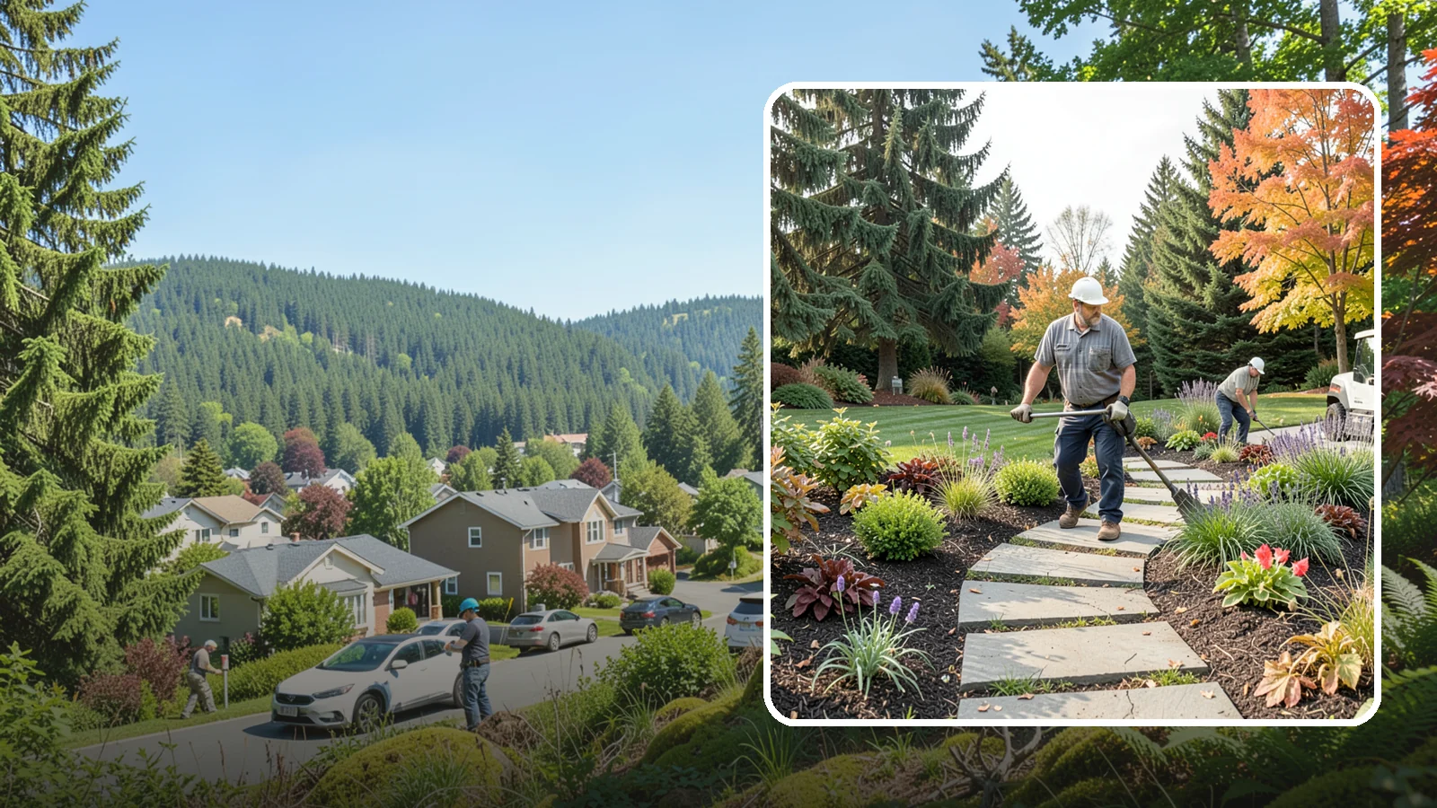 Garden Path Installation in Index, Snohomish County, WA - Charming garden paths in stone, gravel, or stepping stones that invite you through your landscape.