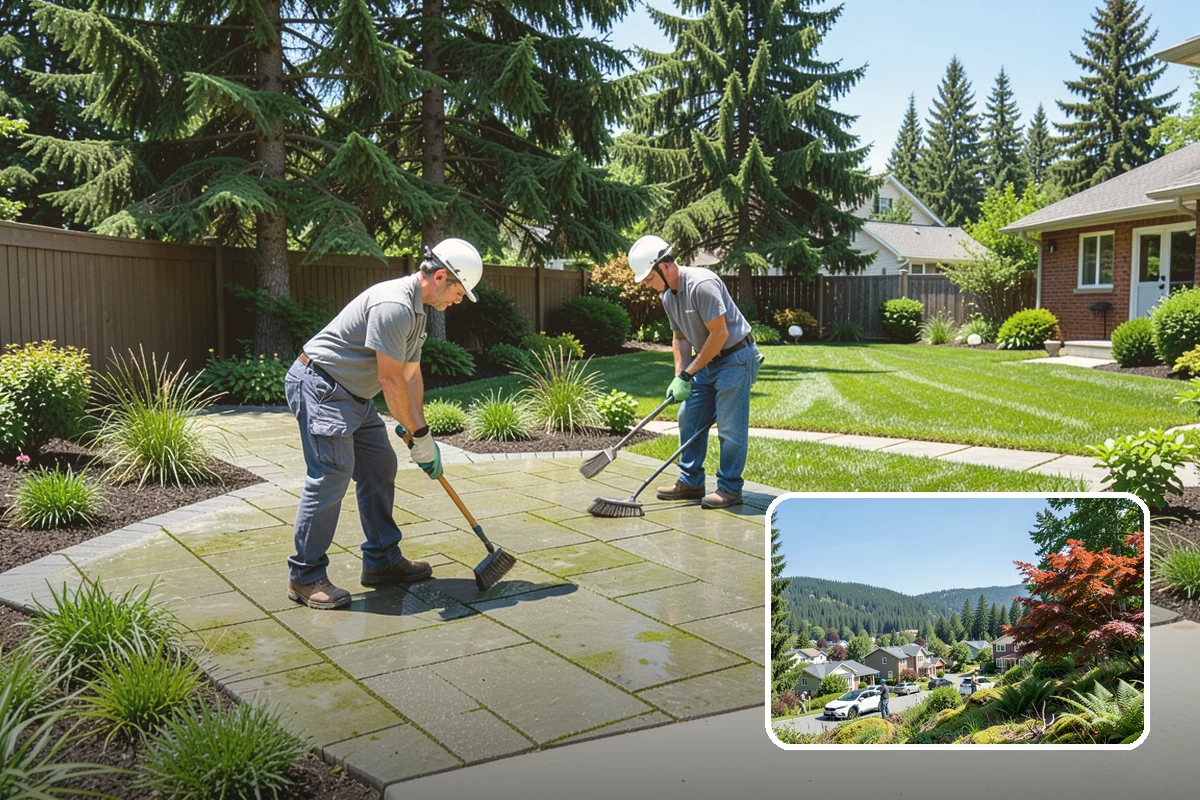 Garden Path Installation in Index, Snohomish County, WA - Adds charm and invites you to wander