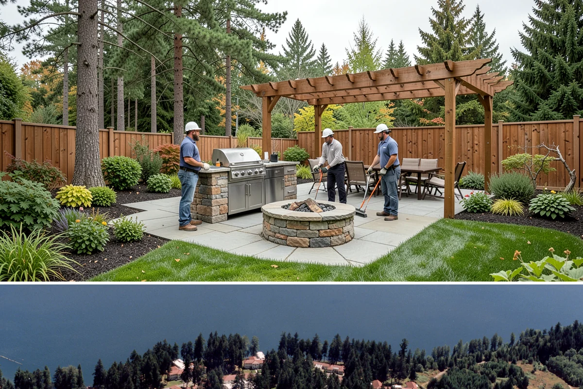 Garden Path Installation in Lakewood, Pierce County, WA - Best installed spring through fall.