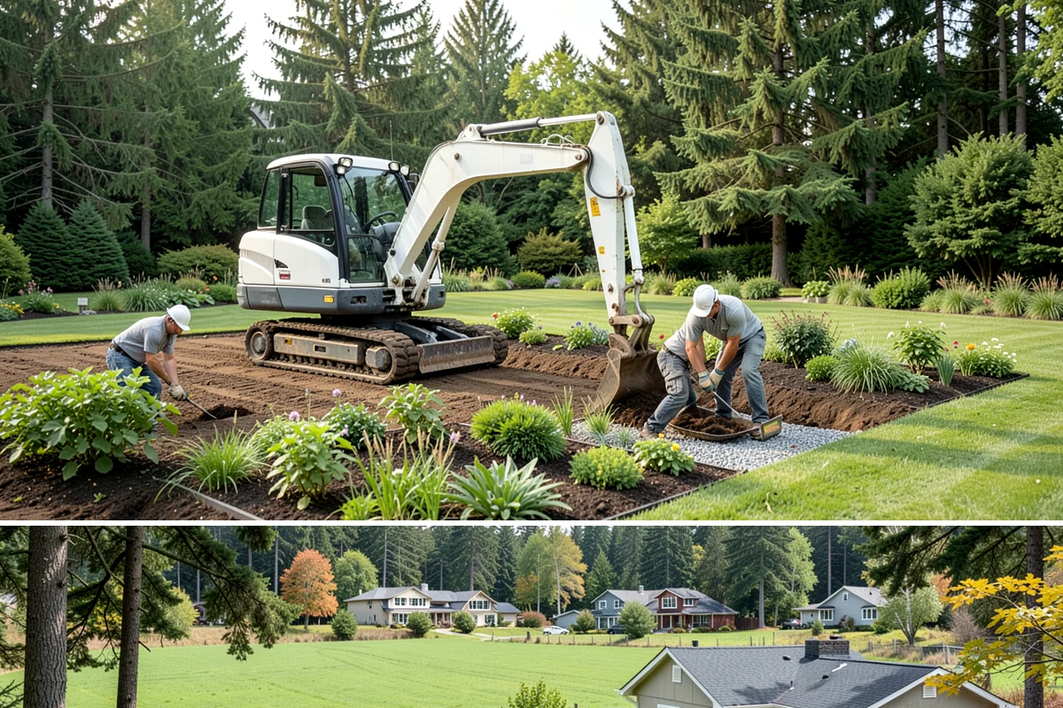 Garden Path Installation in Lyman, Skagit County, WA - Best installed spring through fall.