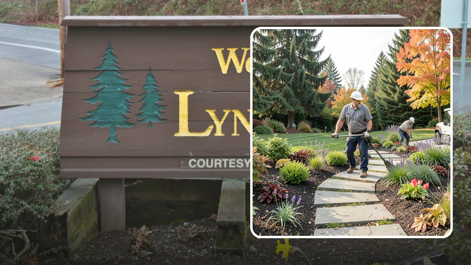 Garden Path Installation in Lynnwood, Snohomish County, WA - Charming garden paths in stone, gravel, or stepping stones that invite you through your landscape.