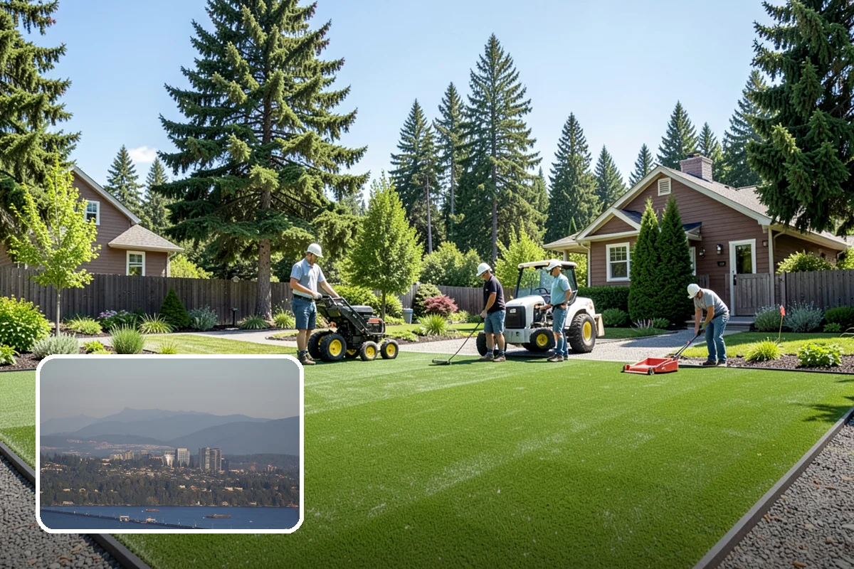 Garden Path Installation in Medina, King County, WA - Adds charm and invites you to wander