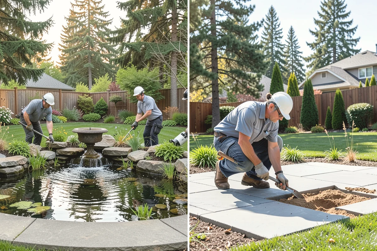 Garden Path Installation in Mercer Island, King County, WA - Plan the route and material