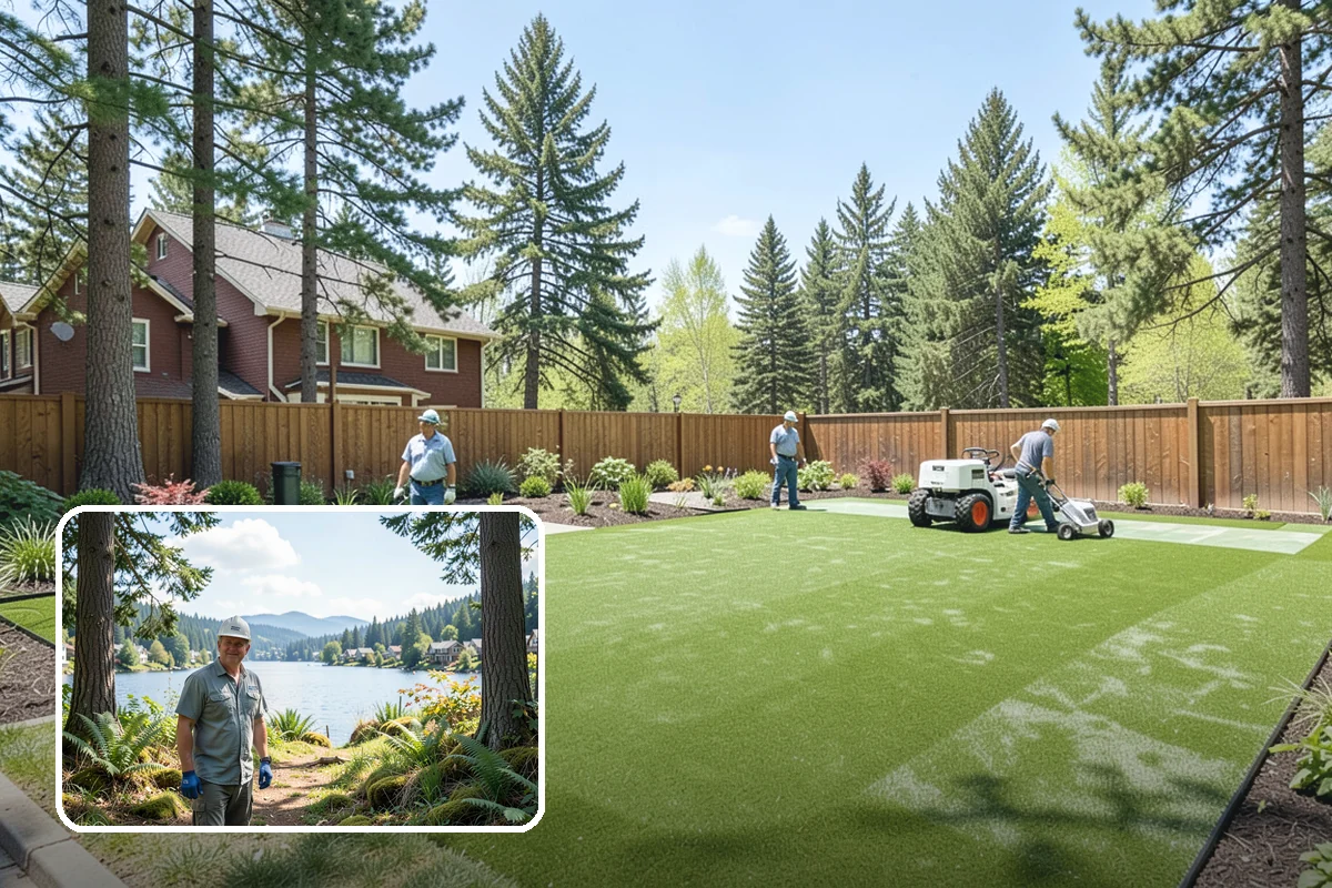 Garden Path Installation in Milton, King County, WA - Adds charm and invites you to wander