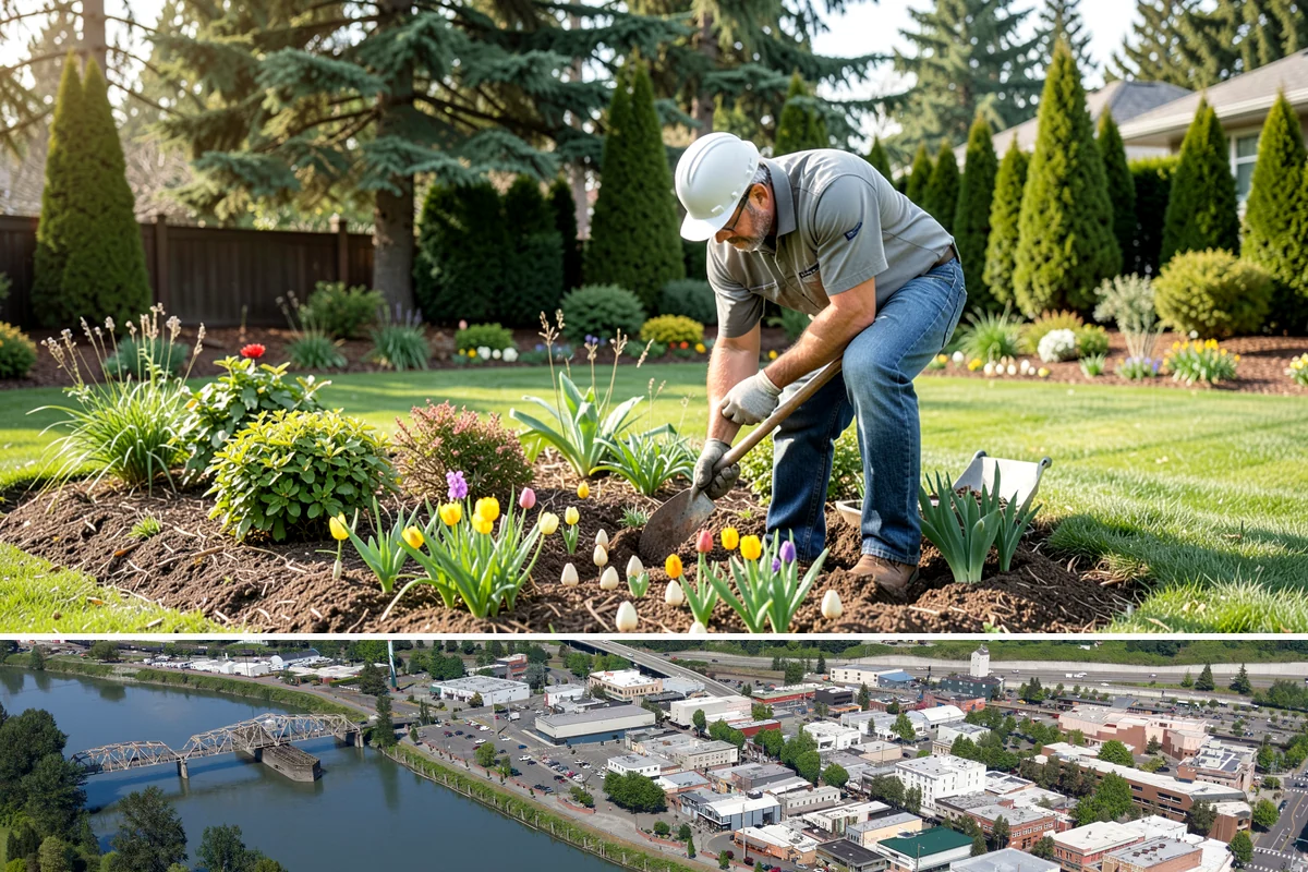 Garden Path Installation in Mount Vernon, Skagit County, WA - Best installed spring through fall.