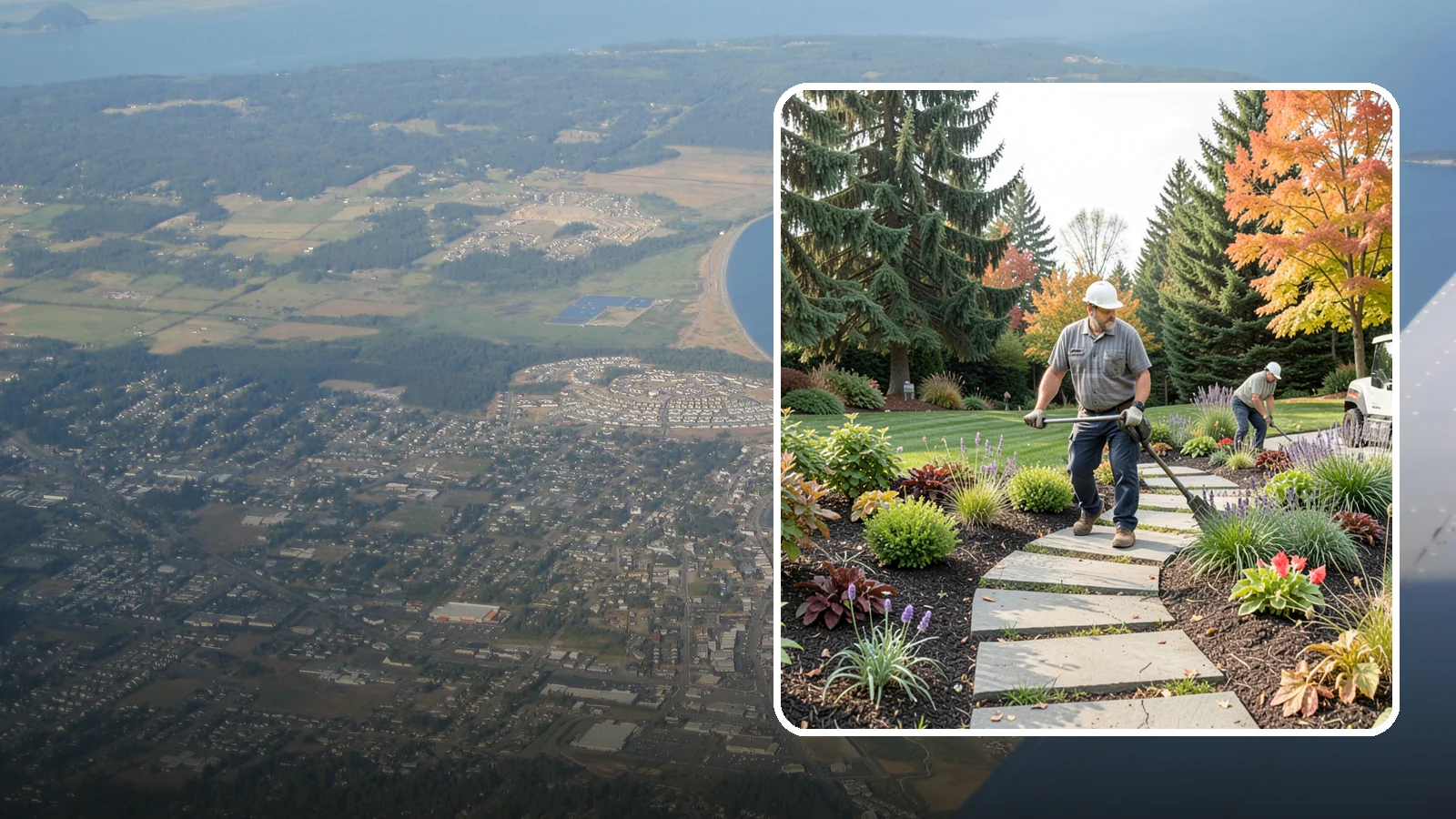 Garden Path Installation in Oak Harbor, Island County, WA - Charming garden paths in stone, gravel, or stepping stones that invite you through your landscape.