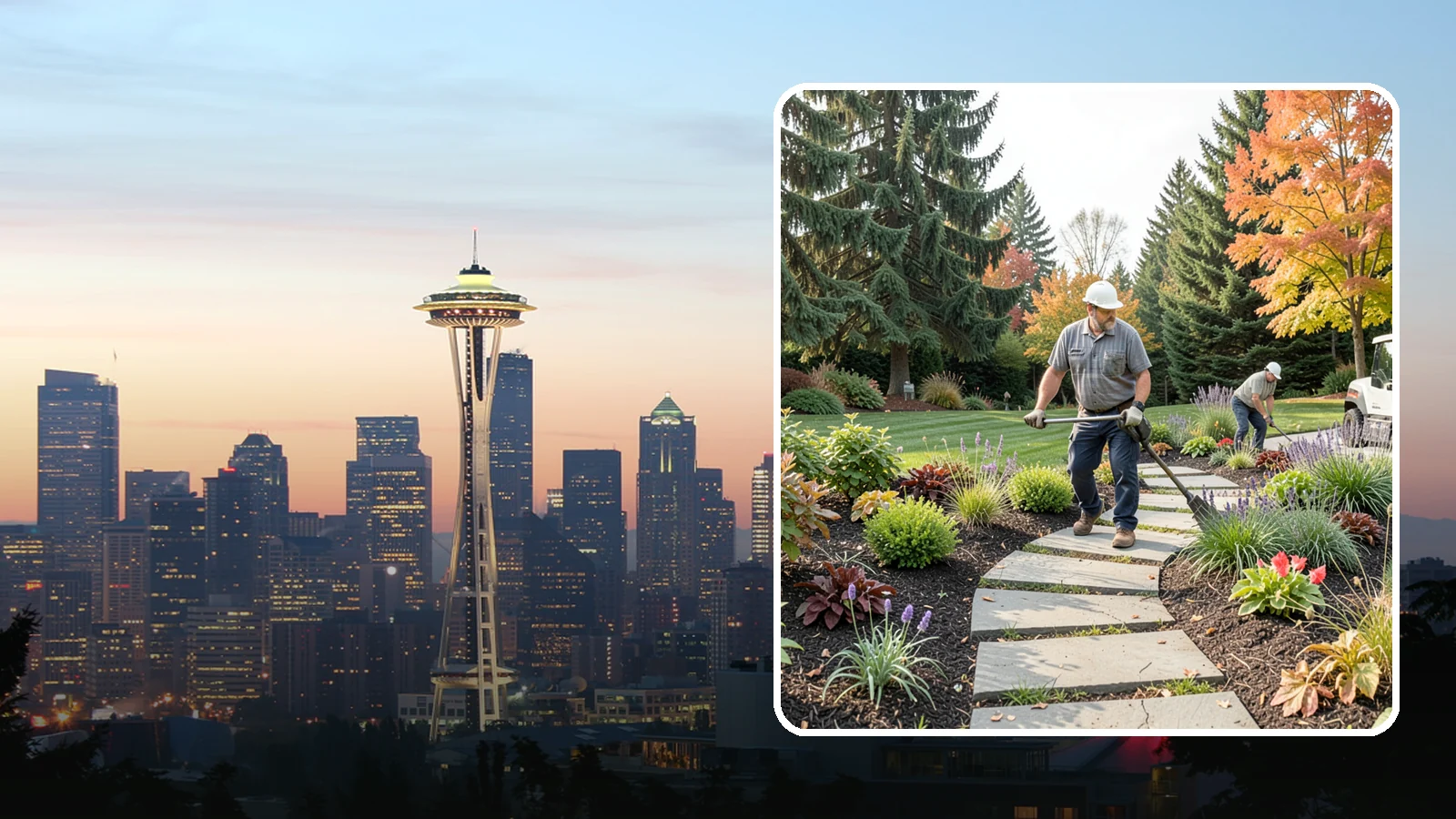 Garden Path Installation in Seattle, King County, WA - Charming garden paths in stone, gravel, or stepping stones that invite you through your landscape.