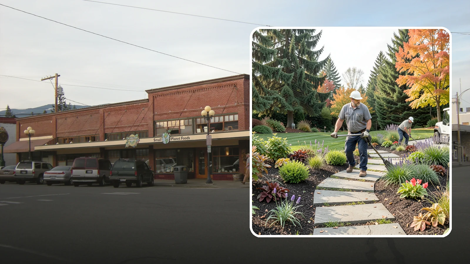 Garden Path Installation in Sedro-Woolley, Skagit County, WA - Charming garden paths in stone, gravel, or stepping stones that invite you through your landscape.