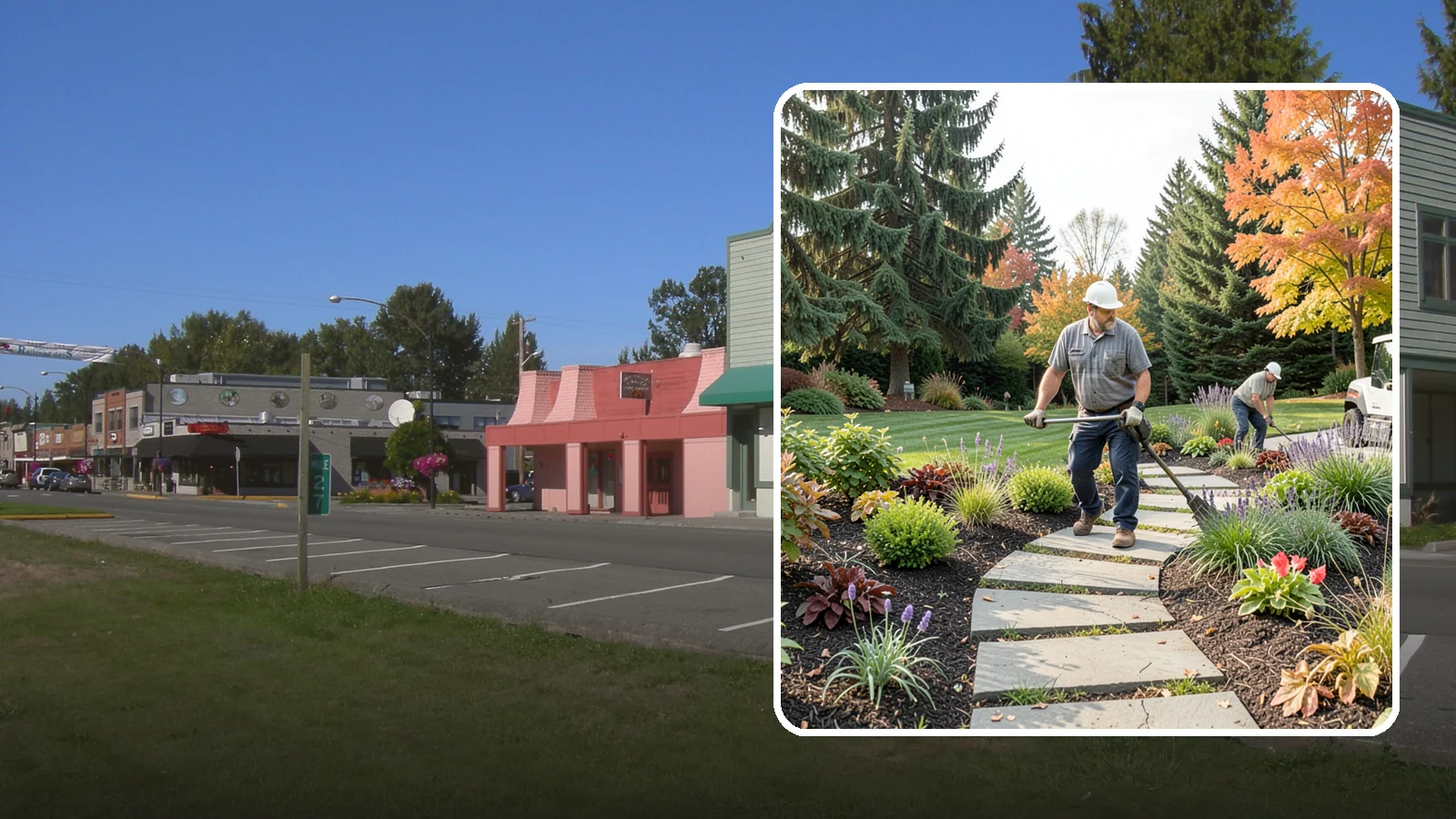Garden Path Installation in Snoqualmie, King County, WA - Charming garden paths in stone, gravel, or stepping stones that invite you through your landscape.