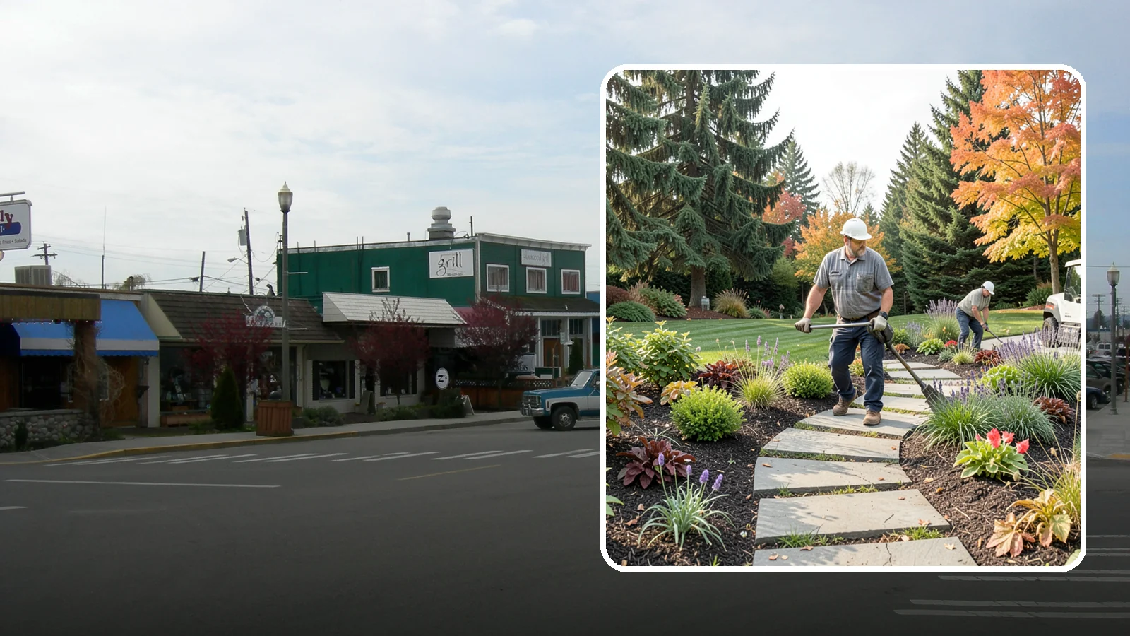 Garden Path Installation in Stanwood, Snohomish County, WA - Charming garden paths in stone, gravel, or stepping stones that invite you through your landscape.