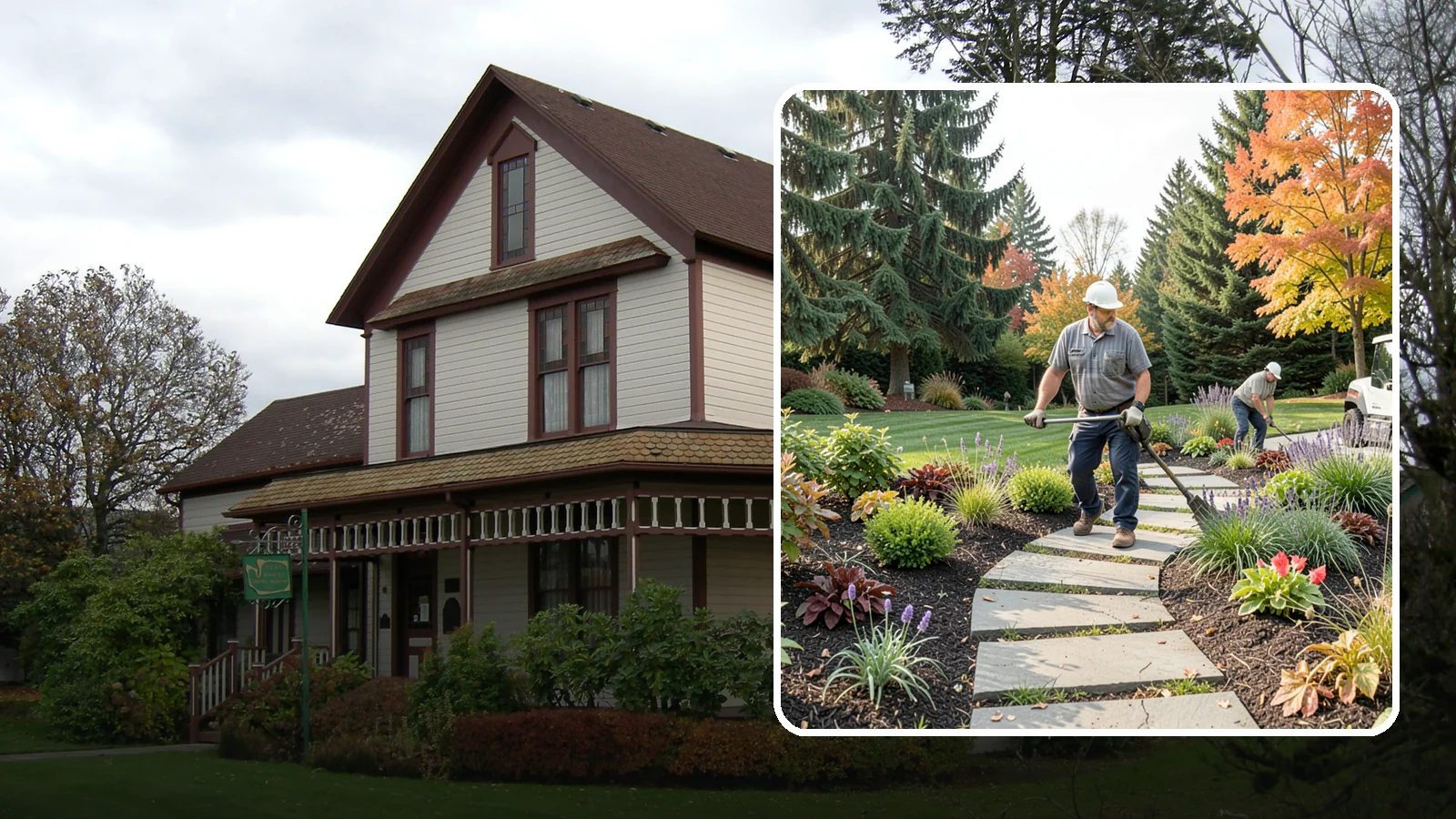 Garden Path Installation in Sumner, Pierce County, WA - Charming garden paths in stone, gravel, or stepping stones that invite you through your landscape.