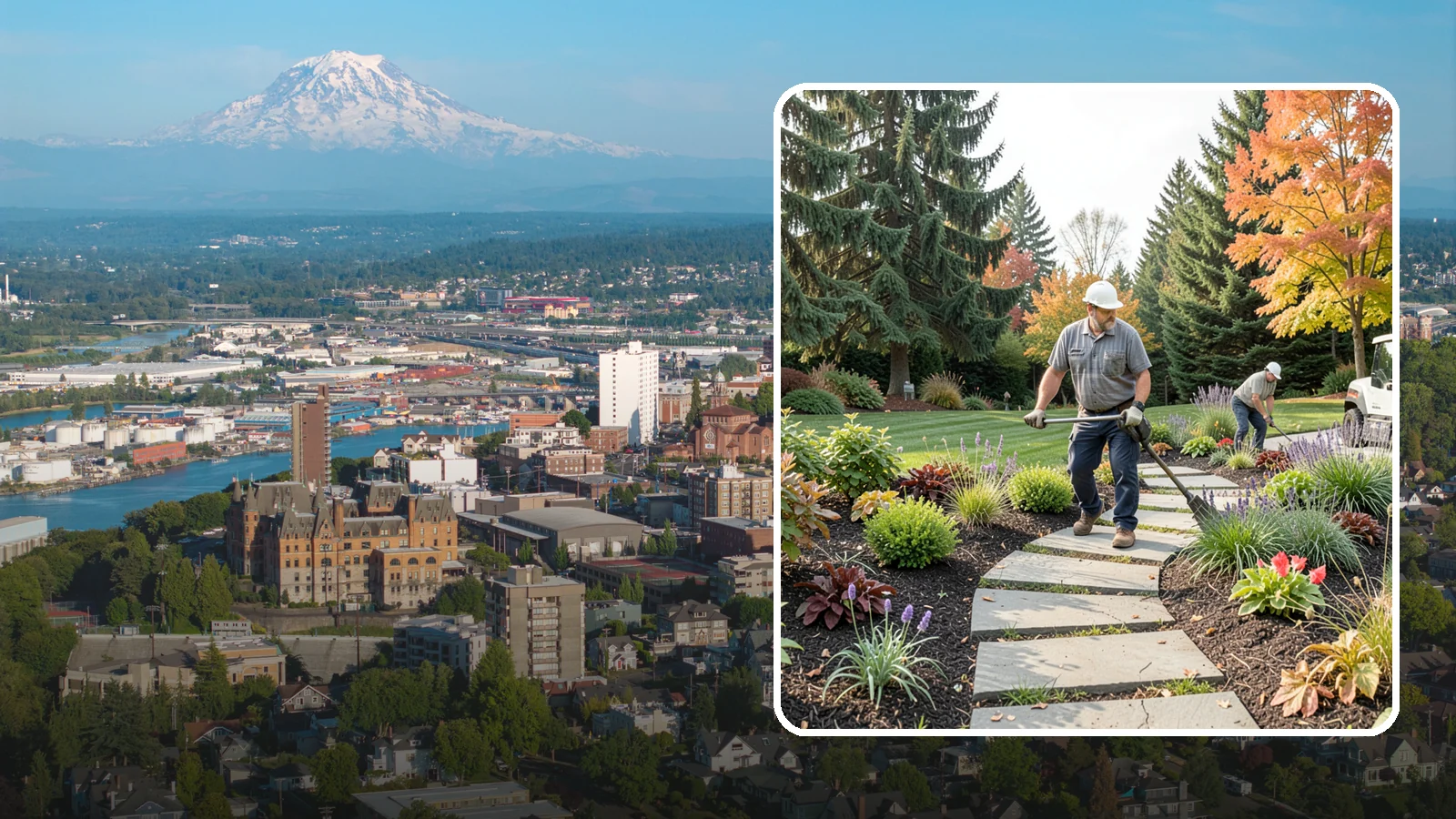 Garden Path Installation in Tacoma, Pierce County, WA - Charming garden paths in stone, gravel, or stepping stones that invite you through your landscape.