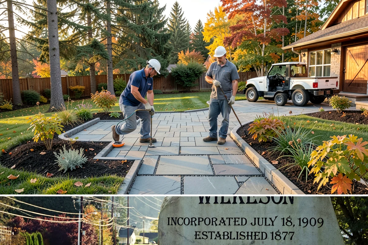Garden Path Installation in Wilkeson, Pierce County, WA - Best installed spring through fall.