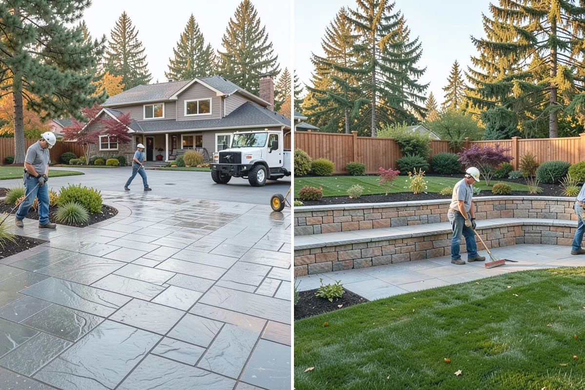 Garden Path Installation in Woodinville, King County, WA - Plan the route and material