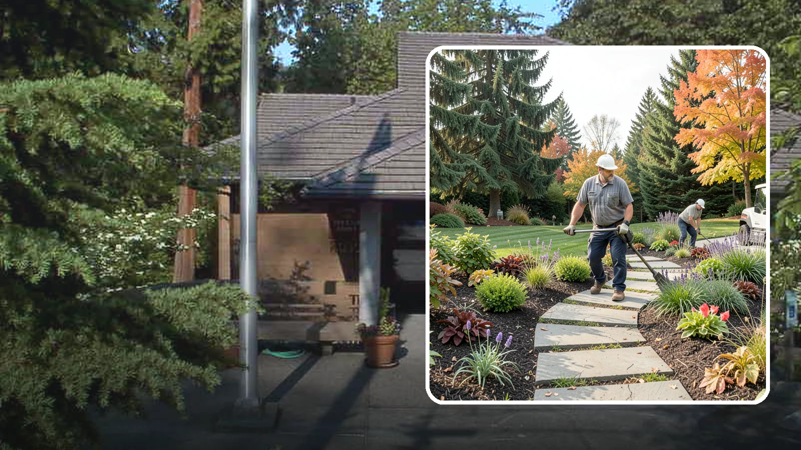 Garden Path Installation in Yarrow Point, King County, WA - Charming garden paths in stone, gravel, or stepping stones that invite you through your landscape.