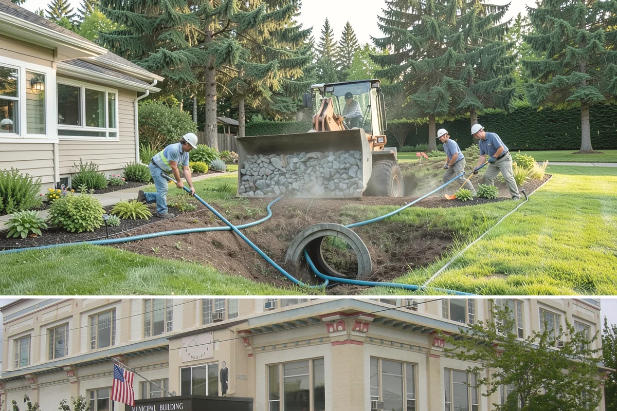 Garden Pond Installation in Anacortes, Skagit County, WA - Best built spring through fall.