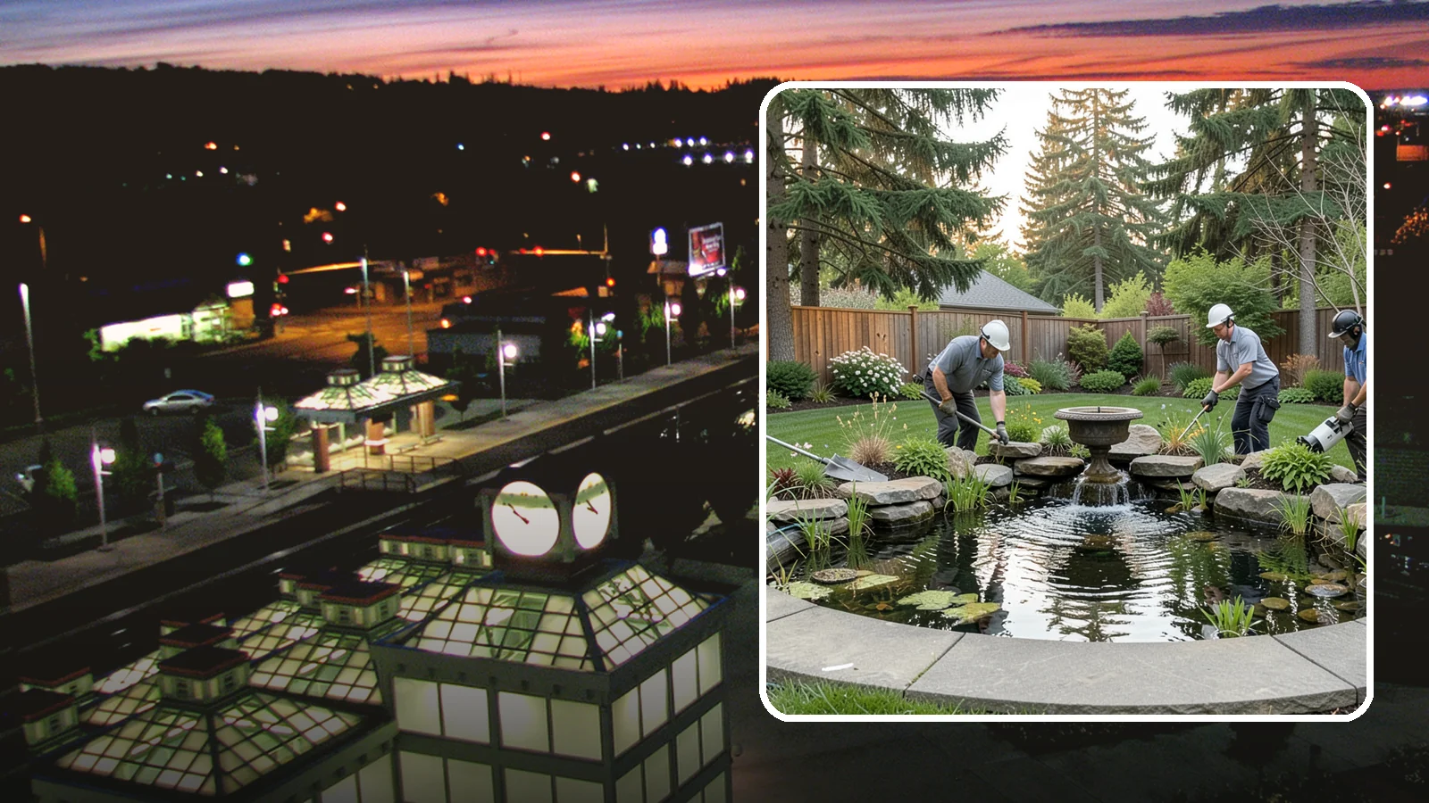 Garden Pond Installation in Auburn, King County, WA - Beautiful garden ponds with plants and circulation that create a living, tranquil ecosystem in your yard.