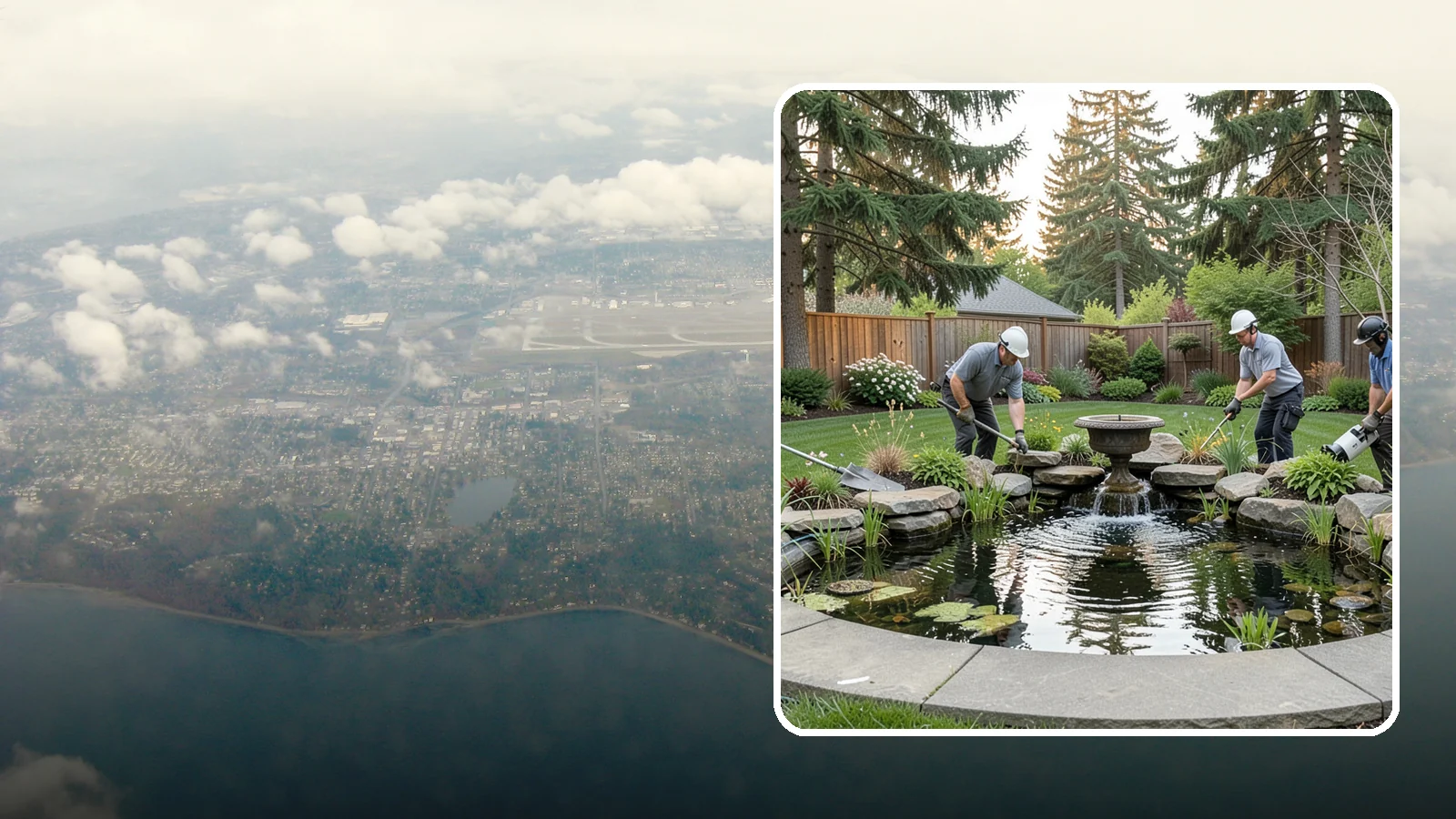 Garden Pond Installation in Burien, King County, WA - Beautiful garden ponds with plants and circulation that create a living, tranquil ecosystem in your yard.