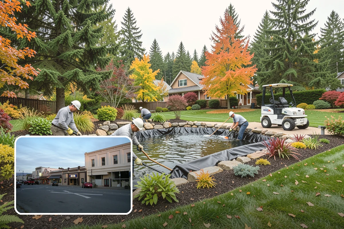 Garden Pond Installation in Burlington, Skagit County, WA - A living, tranquil water garden