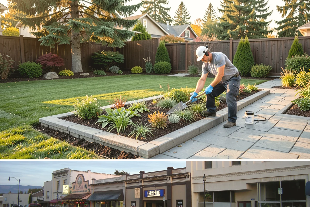 Garden Pond Installation in Burlington, Skagit County, WA - Best built spring through fall.