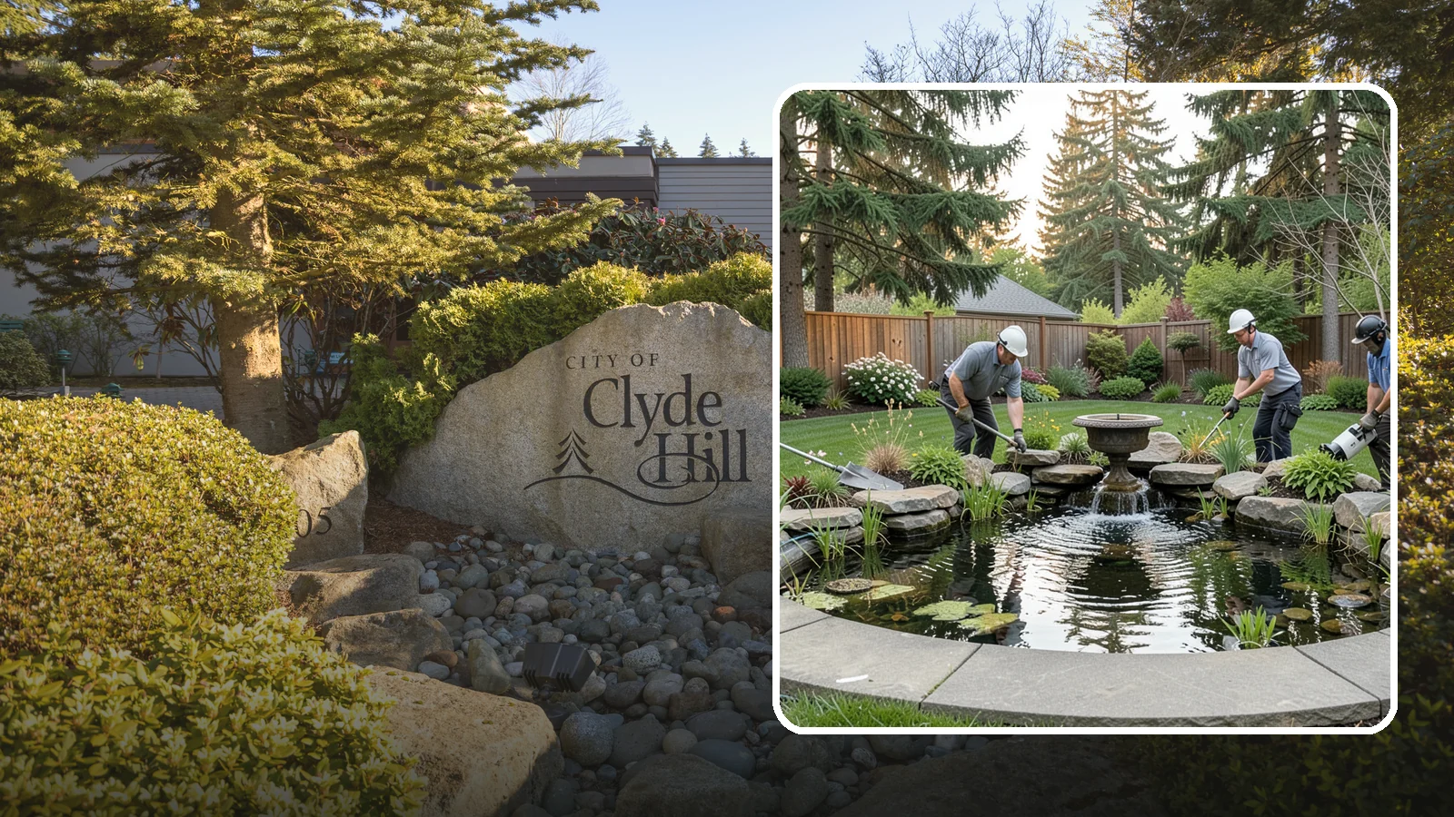 Garden Pond Installation in Clyde Hill, King County, WA - Beautiful garden ponds with plants and circulation that create a living, tranquil ecosystem in your yard.