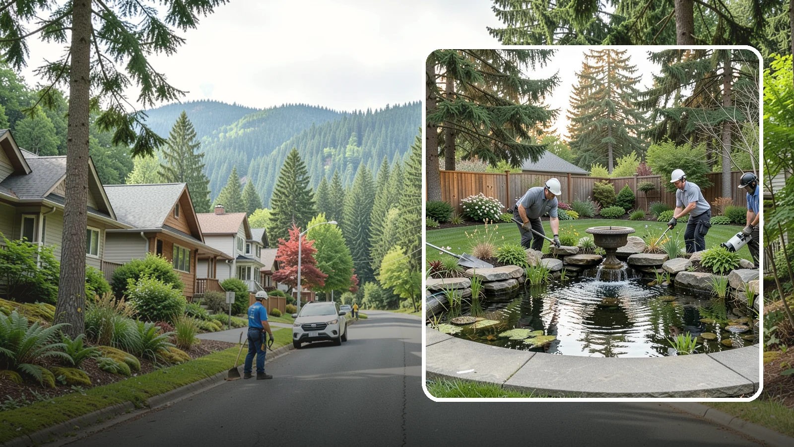 Garden Pond Installation in Darrington, Snohomish County, WA - Beautiful garden ponds with plants and circulation that create a living, tranquil ecosystem in your yard.