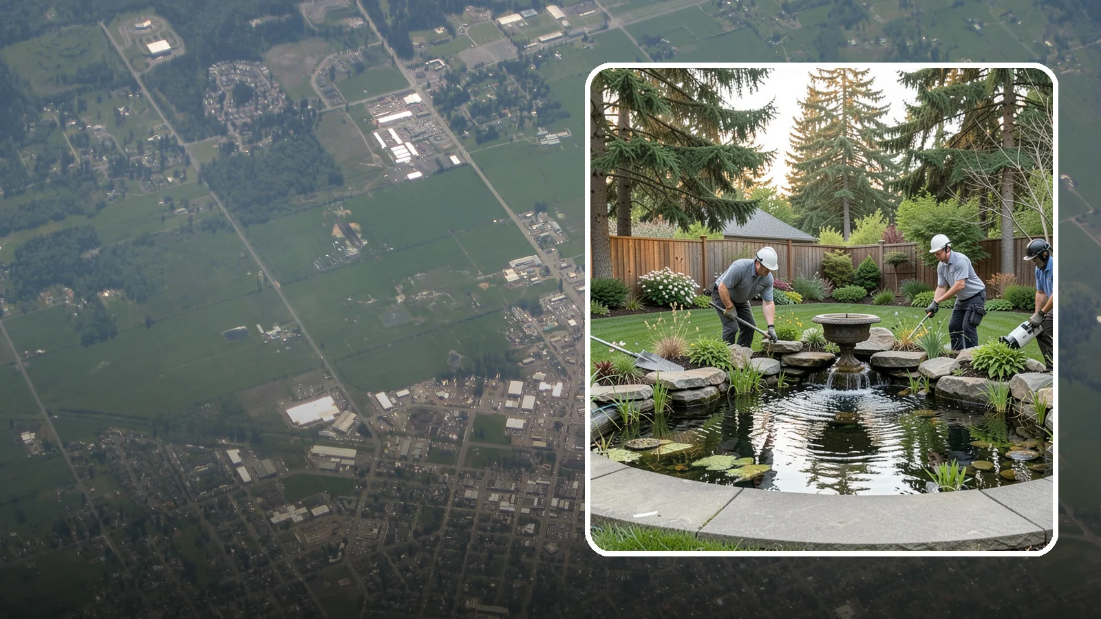 Garden Pond Installation in Enumclaw, King County, WA - Beautiful garden ponds with plants and circulation that create a living, tranquil ecosystem in your yard.