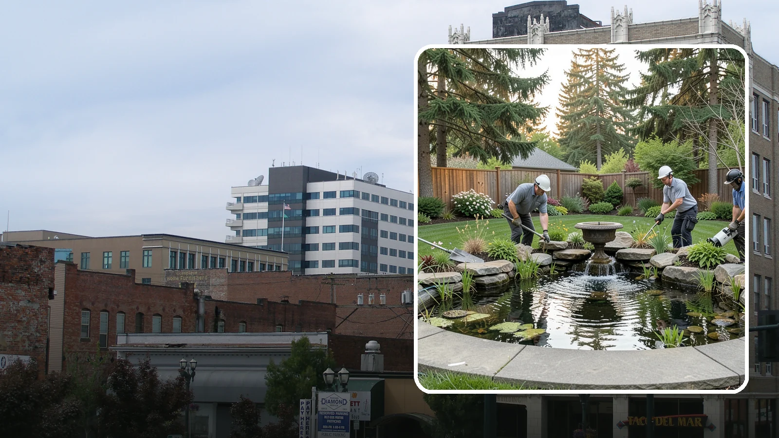 Garden Pond Installation in Everett, Snohomish County, WA - Beautiful garden ponds with plants and circulation that create a living, tranquil ecosystem in your yard.