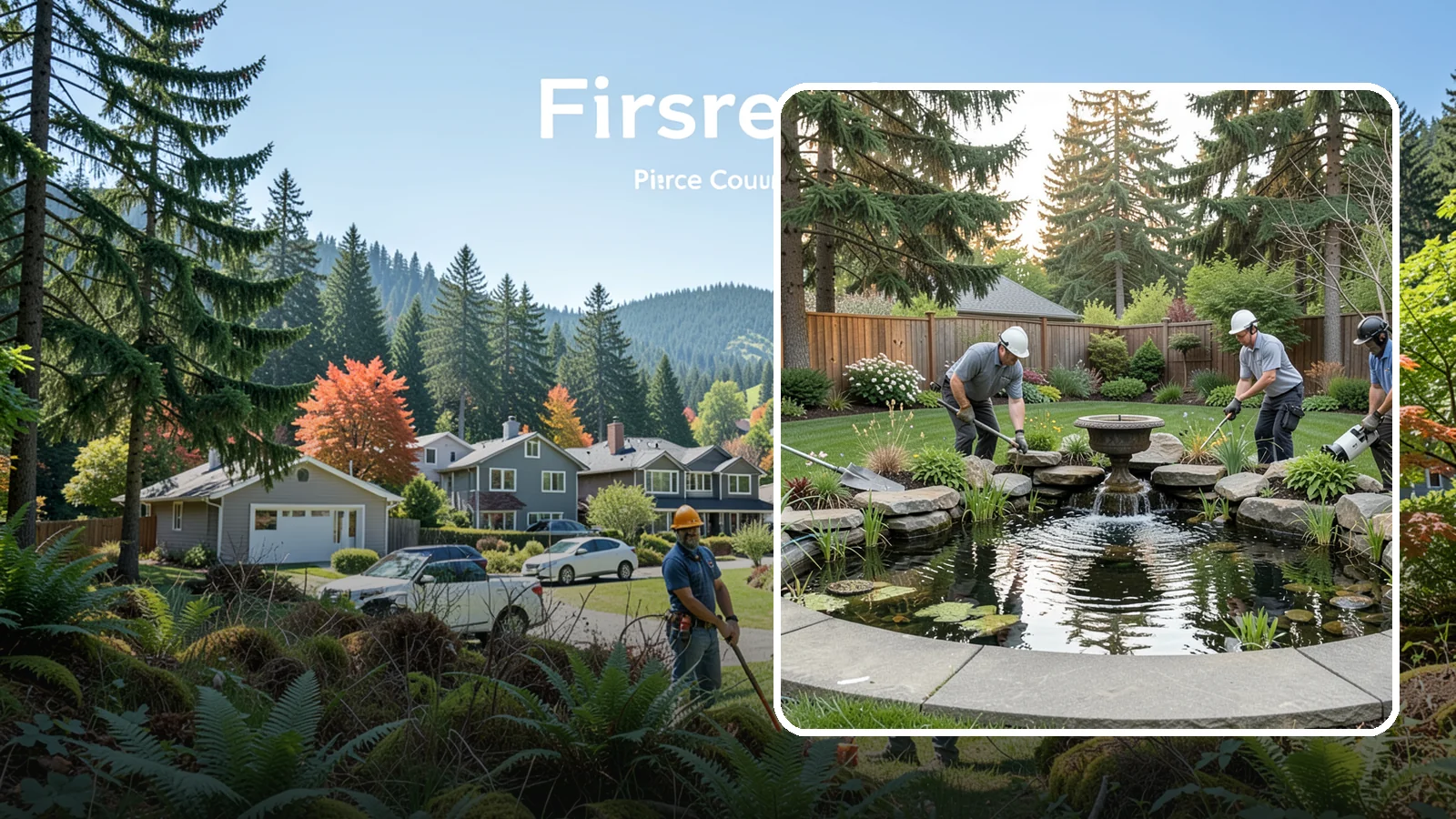 Garden Pond Installation in Fircrest, Pierce County, WA - Beautiful garden ponds with plants and circulation that create a living, tranquil ecosystem in your yard.