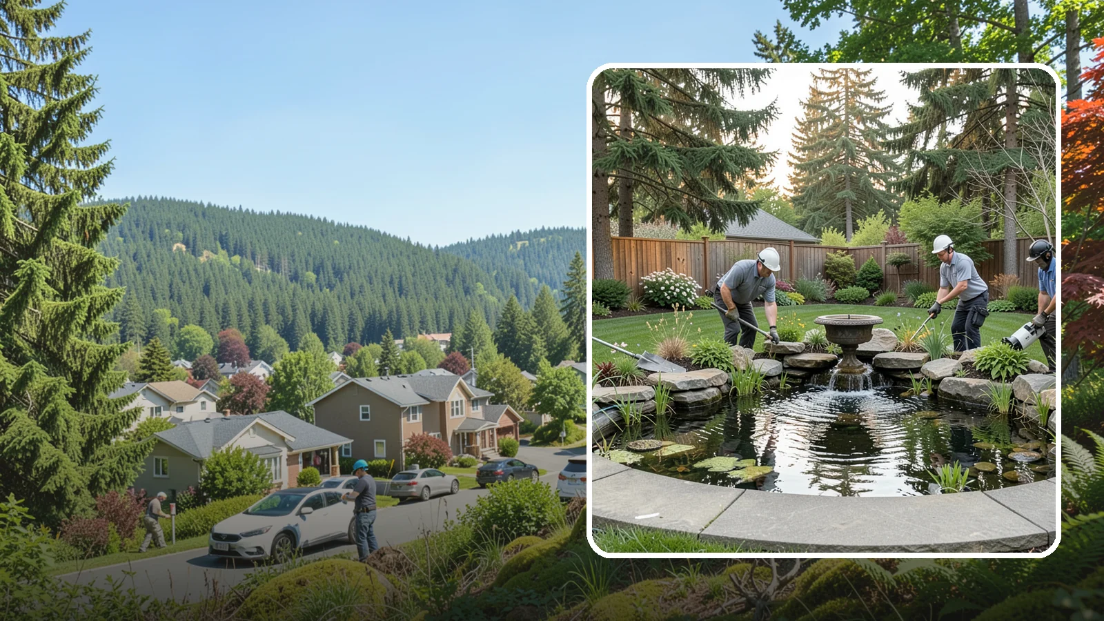 Garden Pond Installation in Index, Snohomish County, WA - Beautiful garden ponds with plants and circulation that create a living, tranquil ecosystem in your yard.